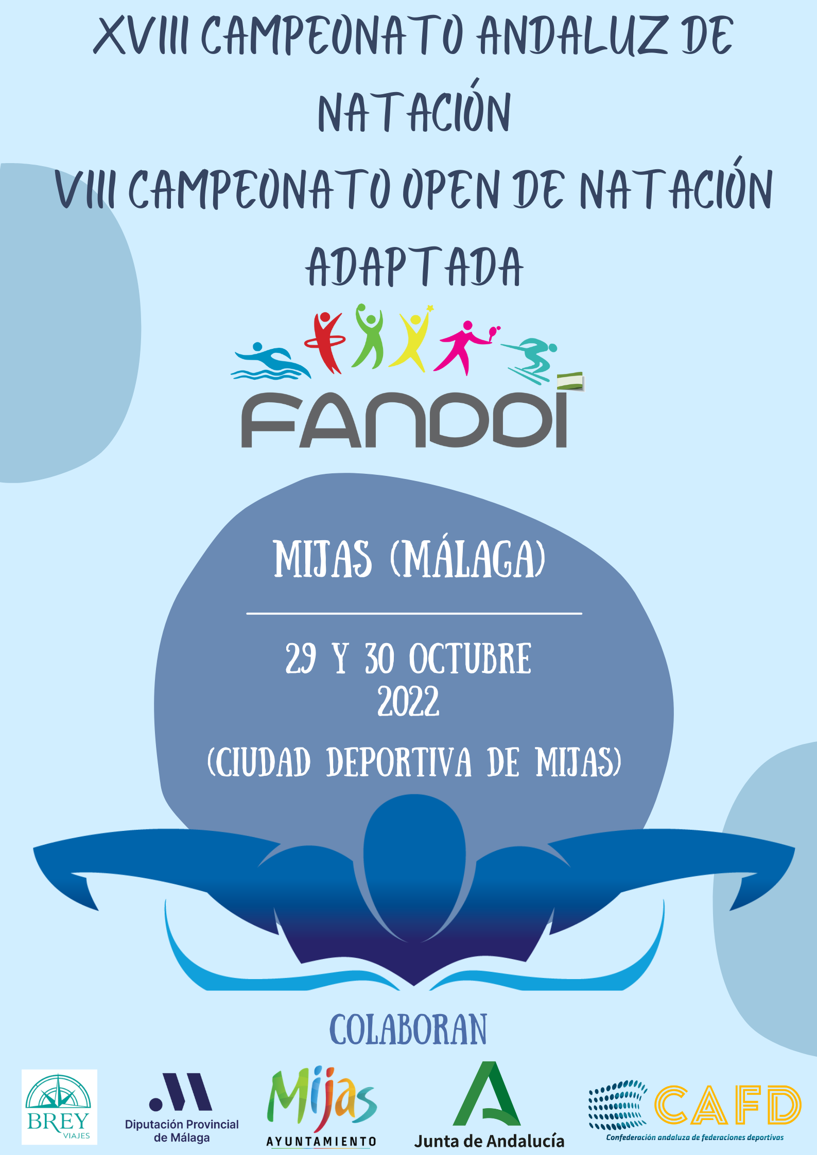 Cartel Campeonato Andalucia Natacion 1