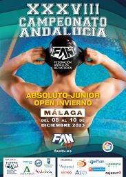 Cartel Campeonato XXXVIII Andalucia Absoluto Junior Open Invierno 2023 SUBIR