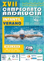 Cartel XVII Campeonato Andalucia Infantil Verano 2023 web